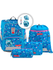 Step by Step SPACE Schulranzen-Set Dolphin Finja 5-tlg. in blau