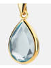 Diamant L'éternel Ohrringe aus 585 Gelbgold mit Topas