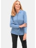 GOLDNER Pullover Unkomplizierter Pullover mit Polokragen in lavendelblau