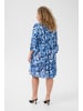KAFFE curve Kleid KCedina Regular fit in Blue Blurry Leafs