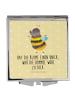 Mr. & Mrs. Panda Handspiegel Hummel flauschig mit Spruch in Gelb Pastell