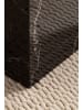 KADIMA DESIGN Couchtisch 2er Set MONOBLOC Hochglanz Sofatisch mit Marmor in Schwarz