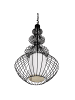 Beliani Pendelleuchten KOLVA in Schwarz - (W) 40 x (H) 110 x (L) 40 cm