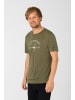 super.natural Merino T-Shirt M CAMPING TEE in olivgrün