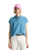 Marc O'Polo DENIM Ärmelloses Poloshirt wide in Blue Dawn