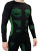 normani 2 x Thermooberteil Langarm Shirt Skiunterwäsche für Herren in Grün