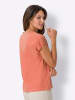 Sieh an! Rundhalsshirt in papaya
