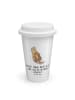 Mr. & Mrs. Panda To Go Becher Otter Kind mit Spruch in Weiß