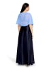 Vera Mont Chiffonstola mit Volant in Paris Blue