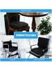 HOMCOM Sitzkissen in Schwarz 44L x 39B x 13H cm