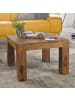 FineBuy Couchtisch in Braun / Sheesham / 60x60x40