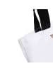 Mr. & Mrs. Panda Tasche Hund Blume mit Spruch in Weiß