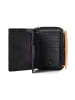 Greenburry Nappa Geldbörse RFID Schutz Leder 14 cm black-tan