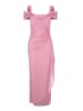 Vera Mont Abendkleid im Glitzer-Look in Rosé/Silver