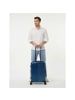 Redolz Essentials 18 4 Rollen Kabinentrolley 55 cm mit Dehnfalte in metallic-blue shiny