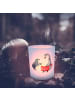 Mr. & Mrs. Panda Windlicht Glas Pinguin mit Kind ohne Spruch in Transparent
