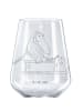 Mr. & Mrs. Panda Bordeauxglas Rotkehlchen Schlitten ohne Spruch in Transparent