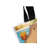 Mr. & Mrs. Panda Shopper Otter Schwimmbad Pommes Design mit Spruch in Weiß