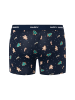 Happy Shorts Boxershorts in marine bordeaux - 0001