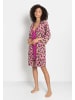 LASCANA Kimono in pink-beiger Leoprint