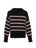 VINAJA Women Sweater in Schwarz Beige
