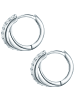 Rafaela Donata Creolen Sterling Silber Zirkonia in silber