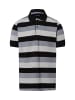 Andrew James Poloshirt in schwarz grau