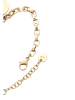 faina Women Chain Link Bracelet With Pendants in Gold