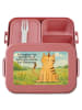 Mr. & Mrs. Panda Snackbox Einhorn Katze Design mit Spruch in Rot Pastell