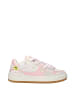 Barrow Weiß Leder Low Top Sneaker
