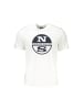 North Sails Weißes Baumwoll-T-Shirt