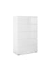 CALICOSY Kommode PRETORIA in Weiß - (W) 80  x (H) 131,5  x (L) 40  cm