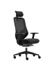 Lykke Bürostuhl Deluxe in Schwarz 61.7x65x121.6cm