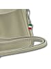 Florence Florence Umhängetasche, Handtasche Leder beige ca. 12cm