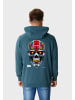 OLDSKULL Kapuzensweater Xtreme Vivid Skull Graphic in Dark green