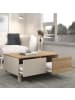 CALICOSY Couchtisch KORA in Beige - (W)90  x (H)40  x (L)60 cm