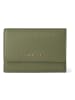 Lazarotti Bologna Leather XL Geldbörse mit Zip-Around Fach Leder 14 cm olive