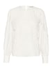 Kaffe Langarm-Bluse KAchristine Regular fit in Optical White