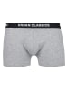 Urban Classics Boxershorts in grey+darkgreen+black