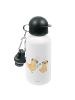 Mr. & Mrs. Panda Kindertrinkflasche Mops Verliebt ohne Spruch in Weiß