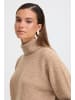 b. young Strickpullover langarm BYMONNA Loose fit in Walnut Melange