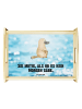 Mr. & Mrs. Panda Sofa Tablett Schnabeltier Mut mit Spruch in OZeichenanblue
