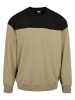 Urban Classics Sweater in khaki/black