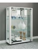 ebuy24 Vitrinenschrank Sintalo 13 Weiß 60 x 25 cm