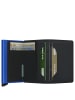 Secrid Matte Slimwallet - Geldbörse RFID 6.8 cm in black-blue