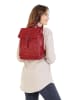 Samantha Look Rucksack echt Leder in rot