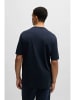 Hugo Boss Rundhals T-Shirt für Herren in marineblau