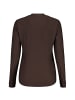 Maloja W MONTALINM. LANGARMSHIRT in Mocca