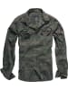 Brandit Hemd "Slim Fit Shirt Long Sleeve" in Camouflage