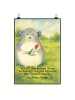 Mr. & Mrs. Panda Poster Chinchilla Blume Design mit Spruch in Weiß